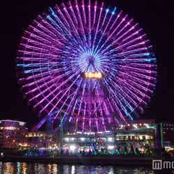 横浜の大観覧車がリニューアル、世界初のライトアップイルミを点灯／画像提供：泉陽興業
