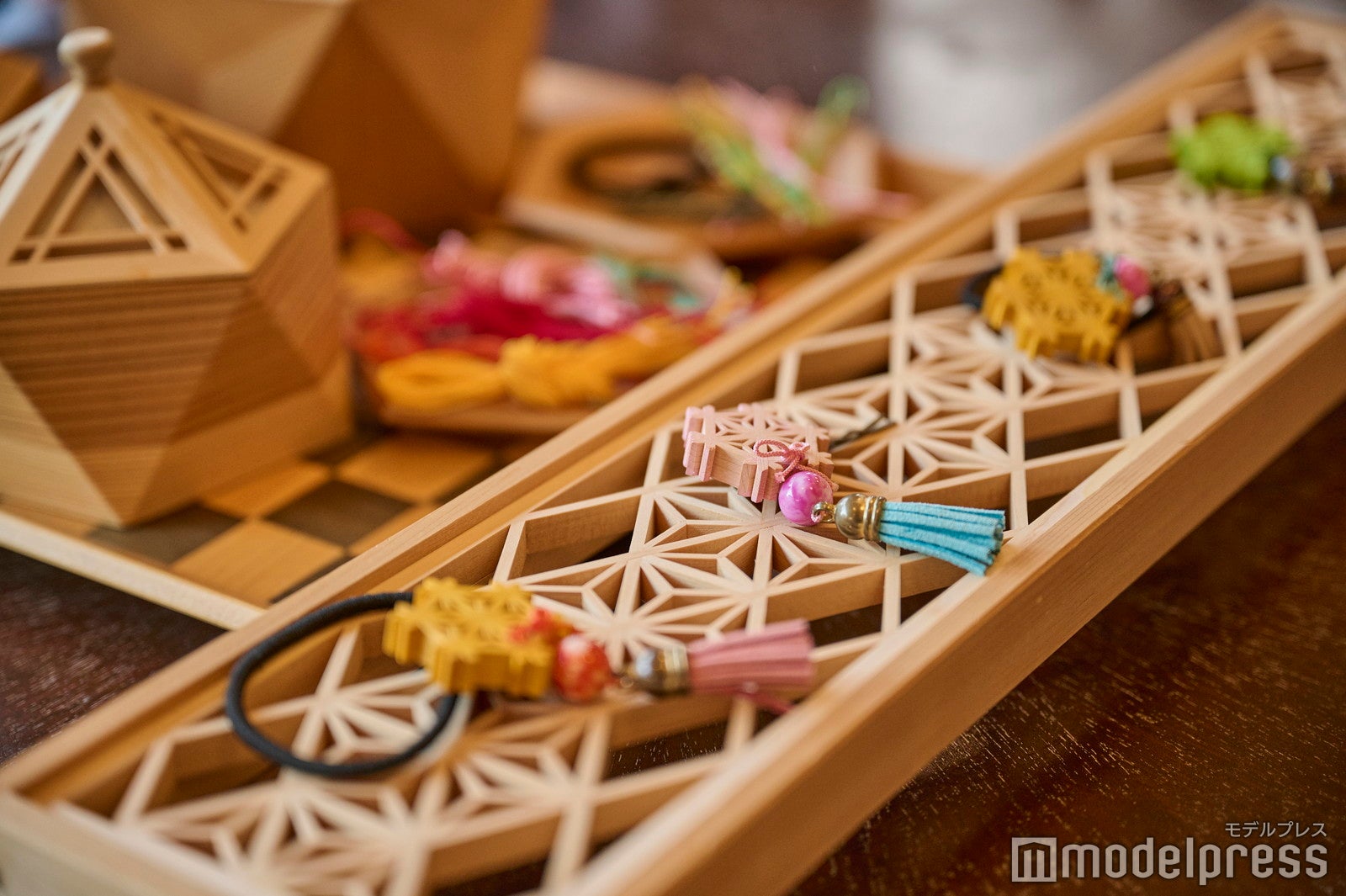 鹿沼組子のアクセサリー 1名／￥1,500～（サービス料・税込）（C）モデルプレス