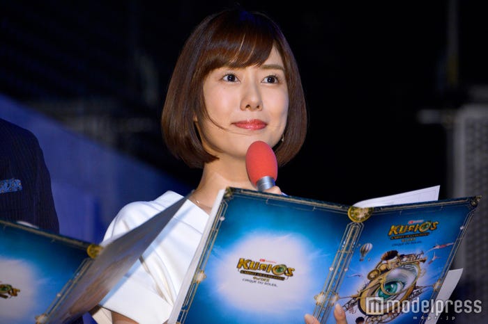 山崎夕貴アナウンサー (C)モデルプレス