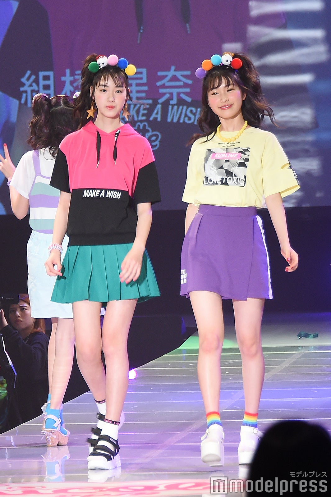 組橋星奈＆平澤遙（C）モデルプレス