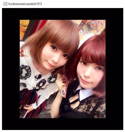 益若つばさ 中川翔子 ボブヘア2ショットに反響 似てる 双子みたい モデルプレス