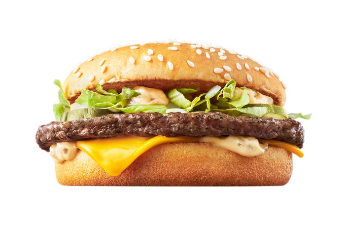 ビッグマック ジュニア／画像提供：日本マクドナルド