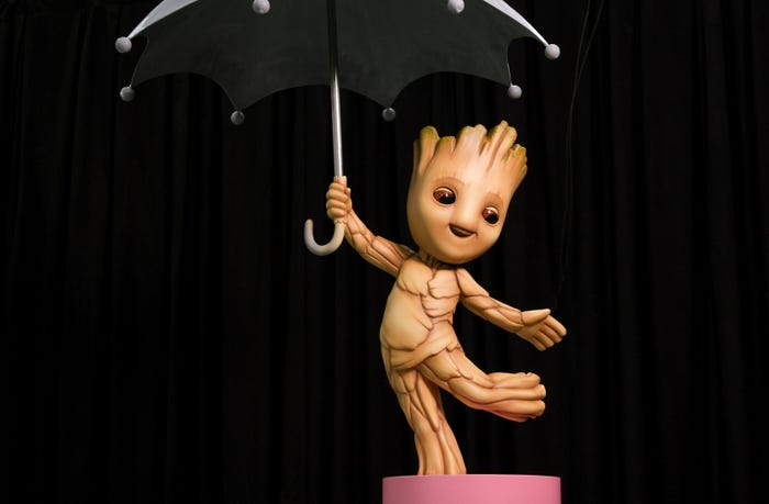 アトラクションに登場するグルート(C)Disney (C)2024 MARVEL