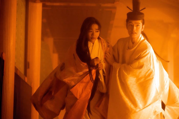 見上愛、塩野瑛久「光る君へ」第32話(C)NHK