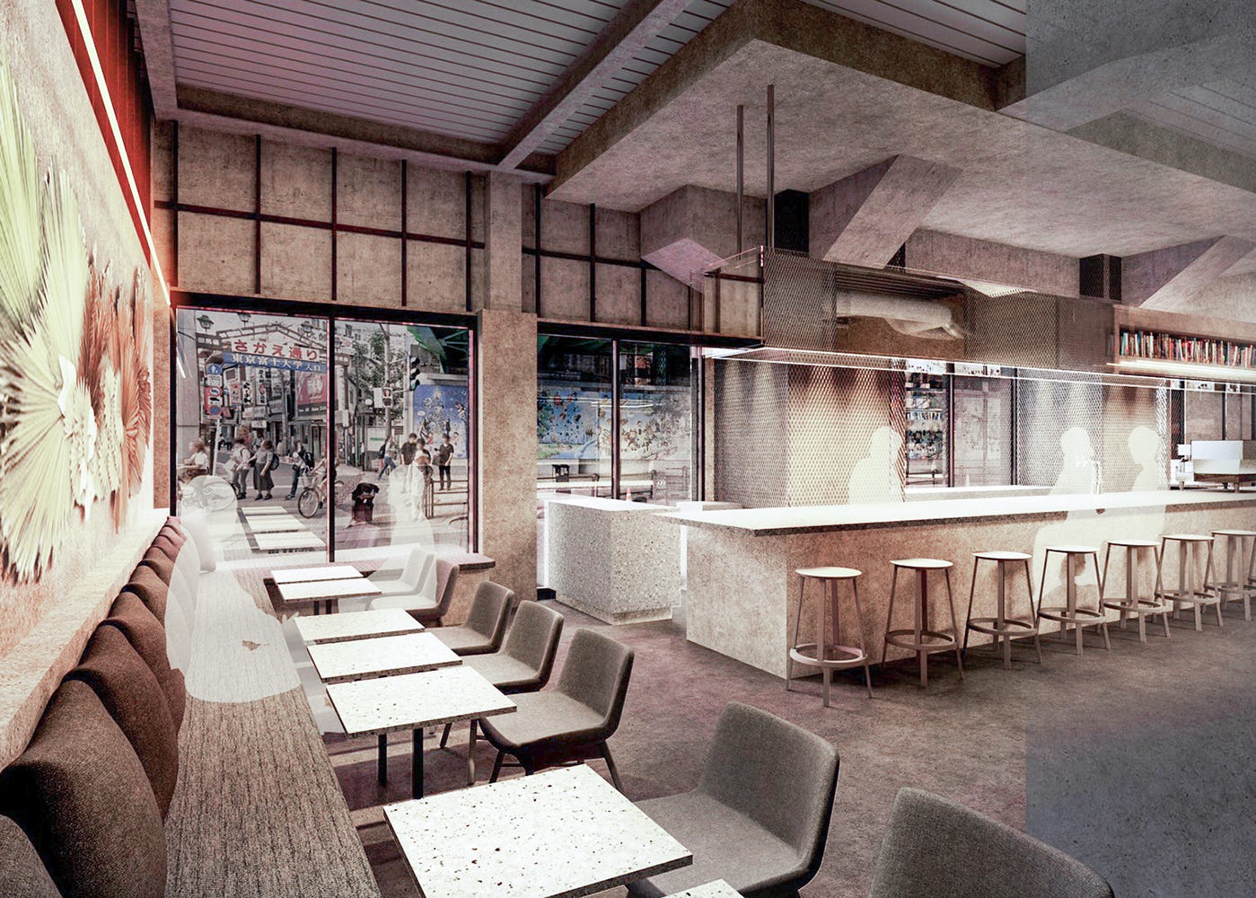 “泊まれる本屋”のカフェ単独店「STAND by bookandbedtokyo」高田馬場に誕生