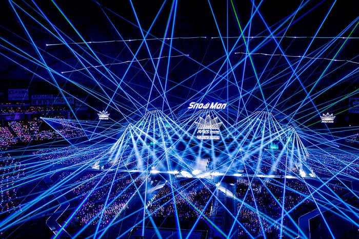 「Snow Man Dome Tour 2024 RAYS」会場の様子(提供写真)