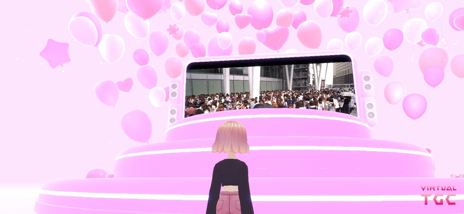 「バーチャル TGC」 （提供写真）