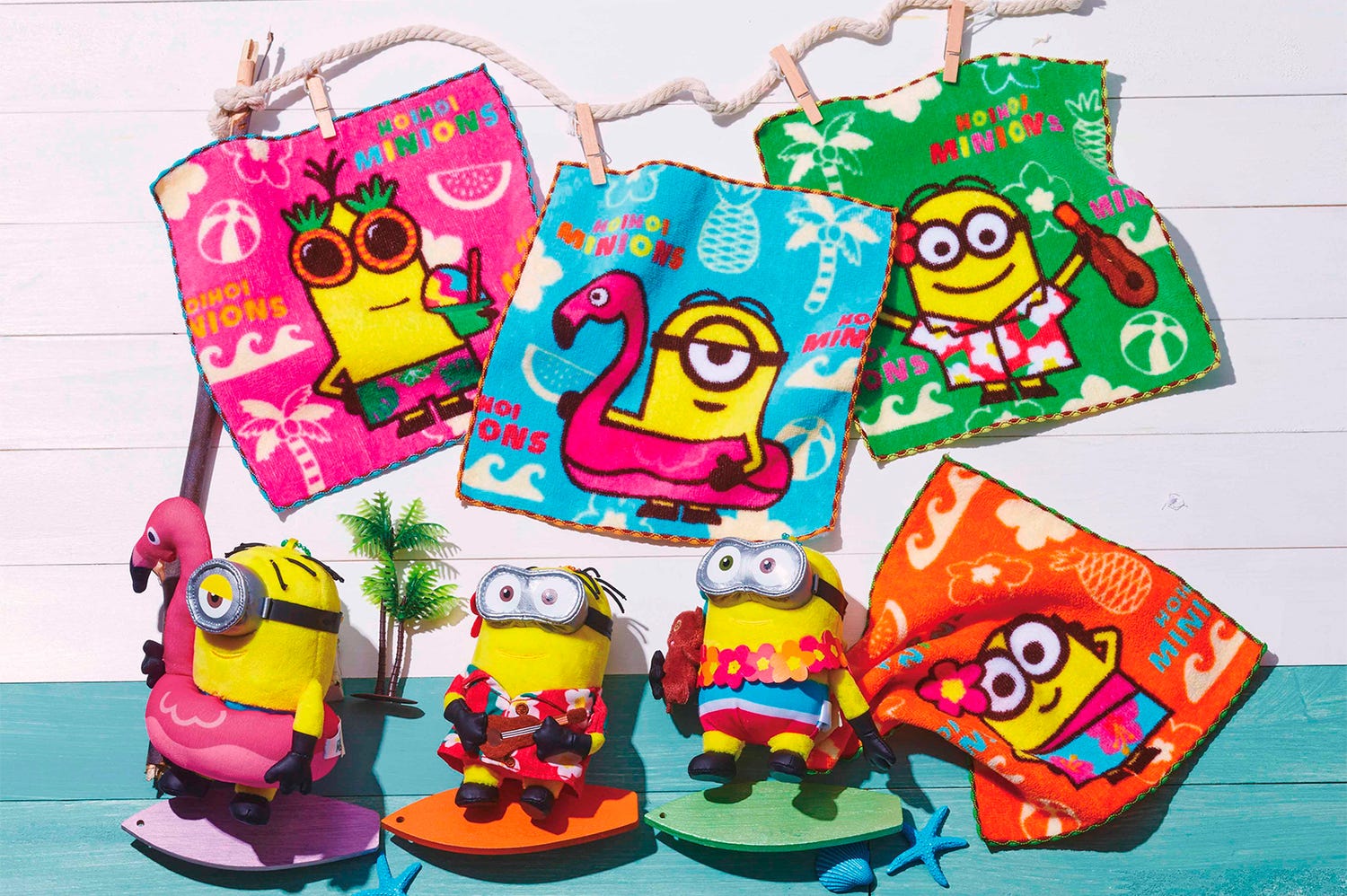 USJ、2018年夏グッズ&フードは南国気分の陽気なミニオンがモチーフ