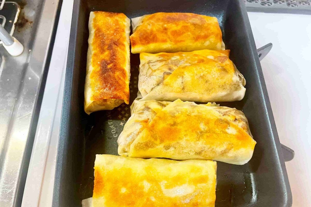 パリパリきのこ春巻き