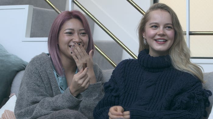 花、ビビ「TERRACE HOUSE TOKYO 2019-2020」34th WEEK(C)フジテレビ/イースト・エンタテインメント