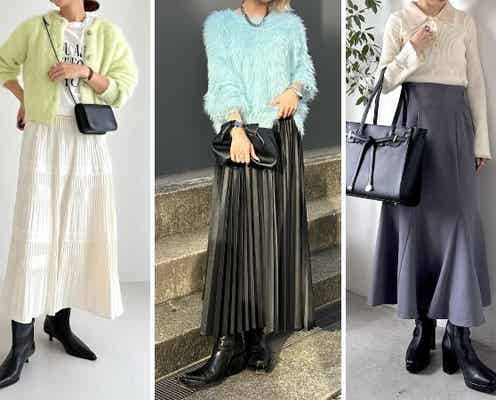 秋は「スカート×ブーツ」で魅せる!黄金バランスで差がつく♡大人可愛い旬コーデ5style