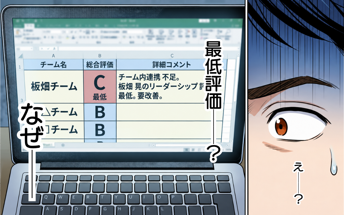 予算は達成したのに、チーム全員が最低評価!? 課長が直訴した先で知った“理由”とは？