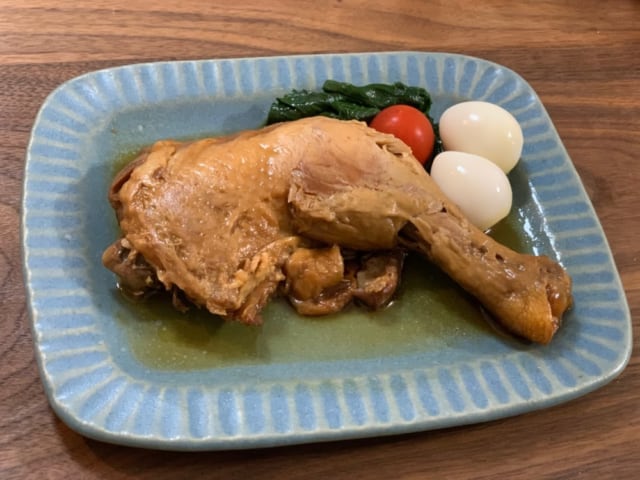 業務スーパー　チキンの照りっと煮　開封画像