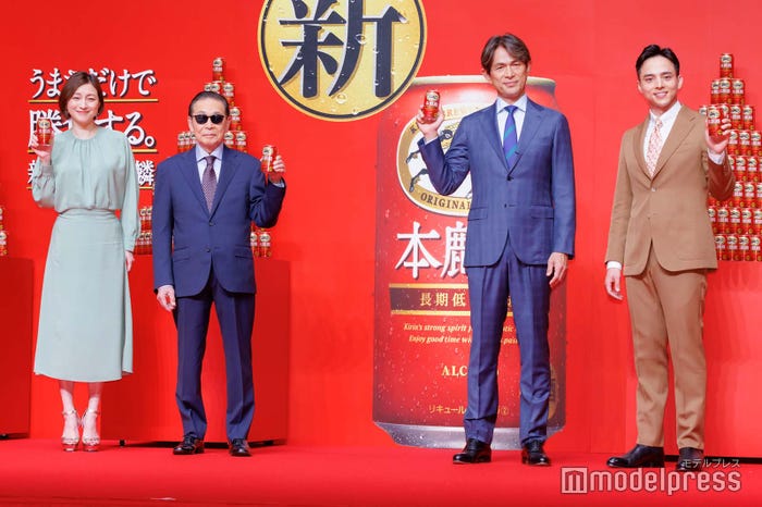 広末涼子、タモリ、江口洋介、満島真之介(C)モデルプレス