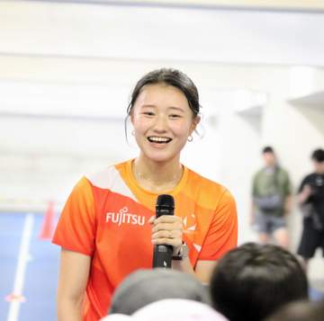 田中佑美が陸上教室に参加「私の思いは伝わったかな」 27年世界選手権へ「速くなりたいから走る」