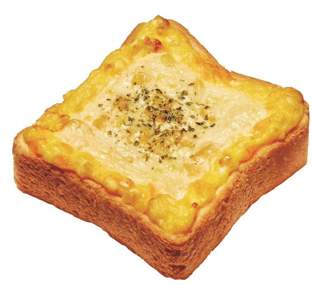 トッピング・ホットトースト　コーンとたまごチーズ（270円）／画像提供：ダスキン