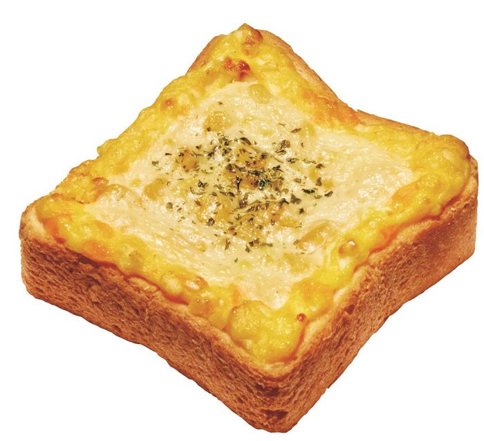 トッピング・ホットトースト コーンとたまごチーズ(270円)/画像提供:ダスキン