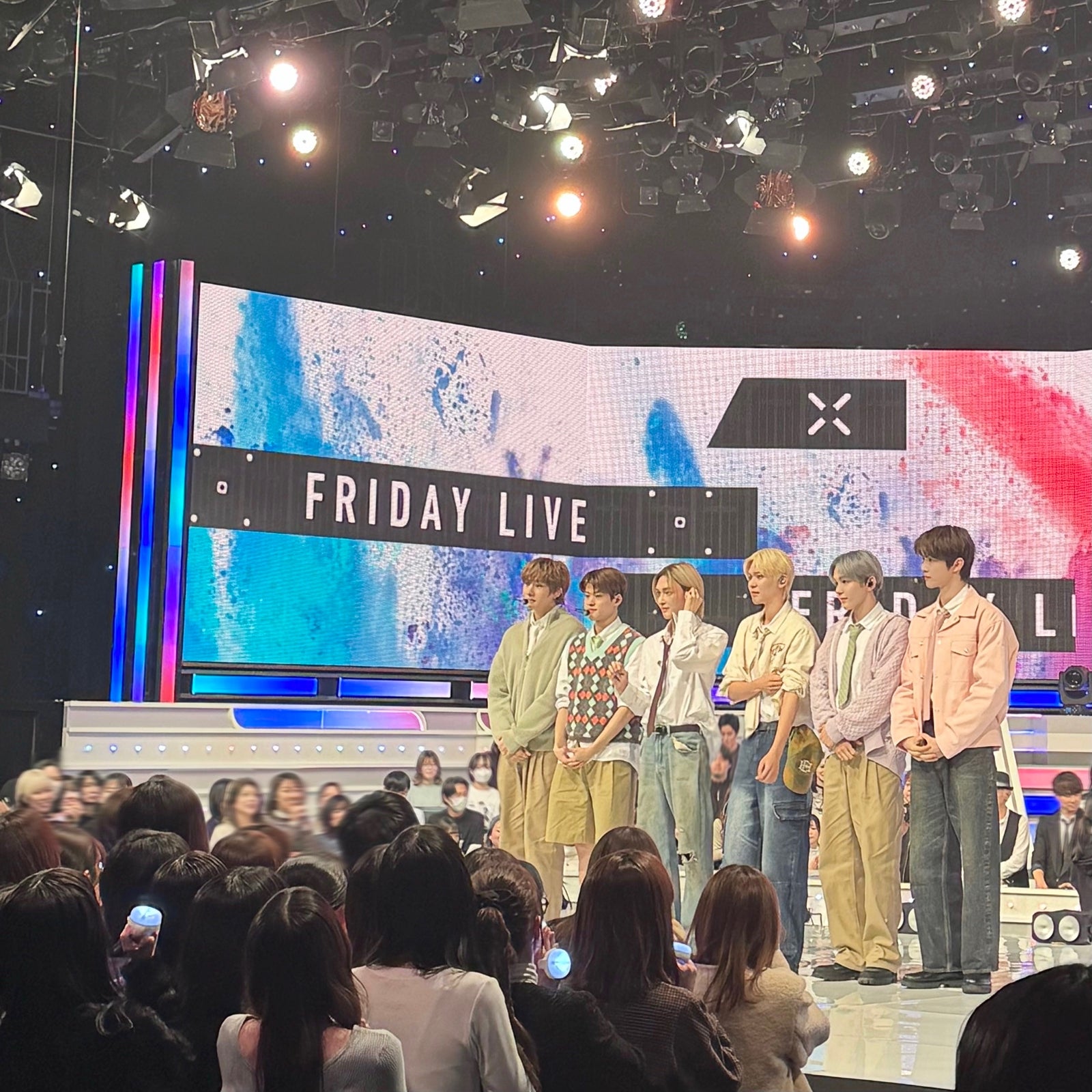 RIIZE「ミュージックステーション」本番の様子（提供写真）