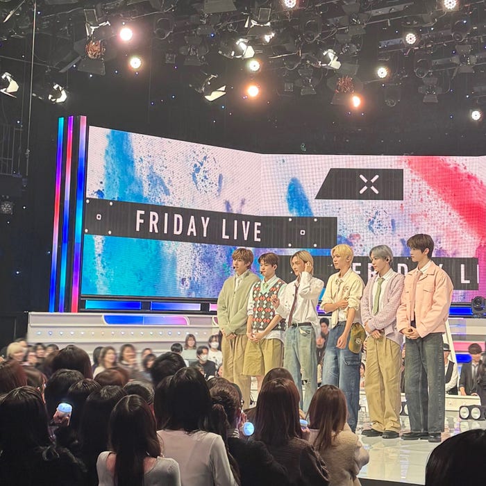 RIIZE「ミュージックステーション」本番の様子(提供写真)