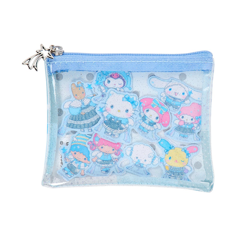 ピューロウィッシュマツリフレークシールポーチ　　 1,100円（C）2026 SANRIO CO., LTD. TOKYO, JAPAN 著作 株式会社サンリオ