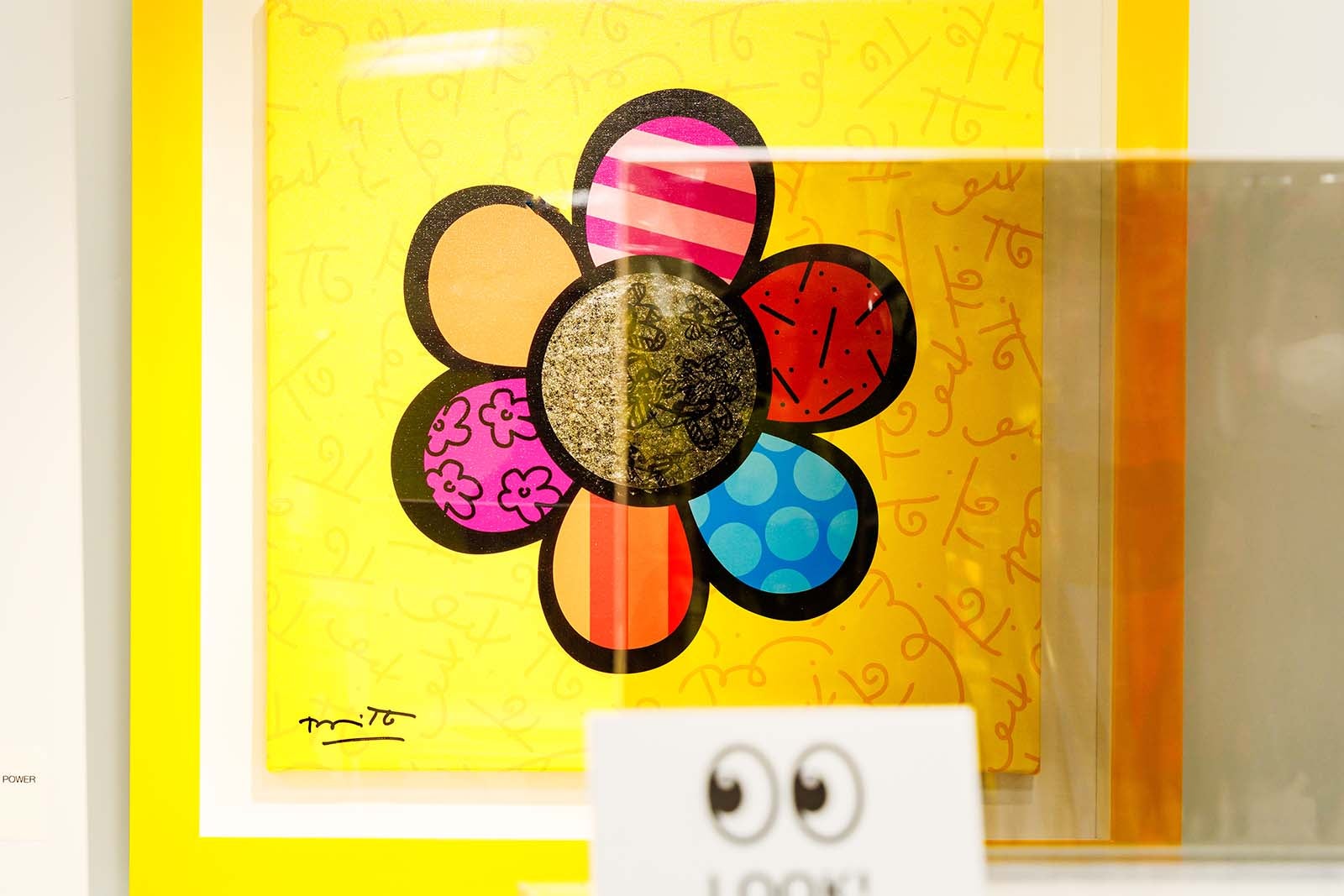 「Be happy！ロメロ ブリット来日展」の様子（提供写真）