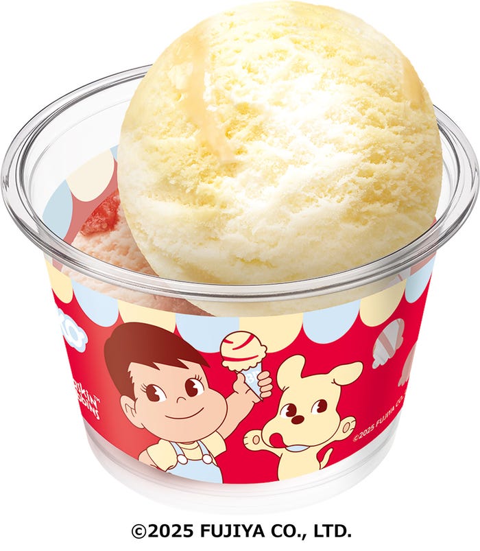 ペコちゃん&ポコちゃん ダブルカップA(C)2025 FUJIYA CO.,LTD.