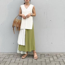 気になる「肩」を目立たせない!華奢見えするノースリーブの選び方