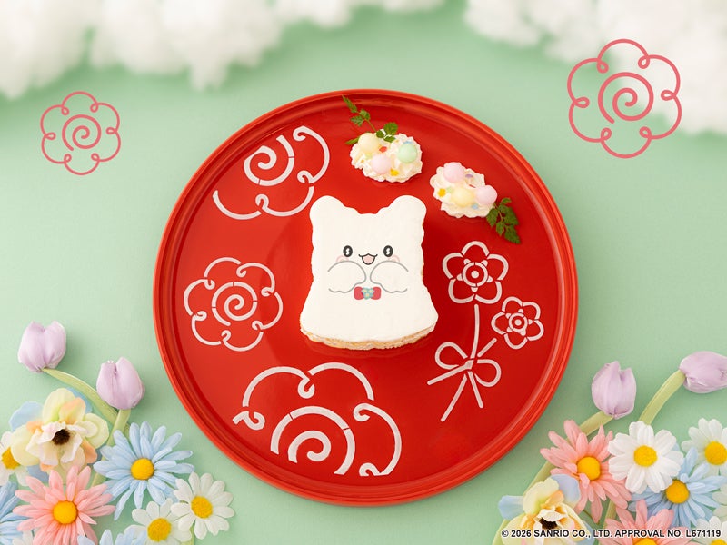 「はなまるパンケーキ（まるまる）」税込1,590円（C）2026 SANRIO CO., LTD. APPROVAL NO. L671119