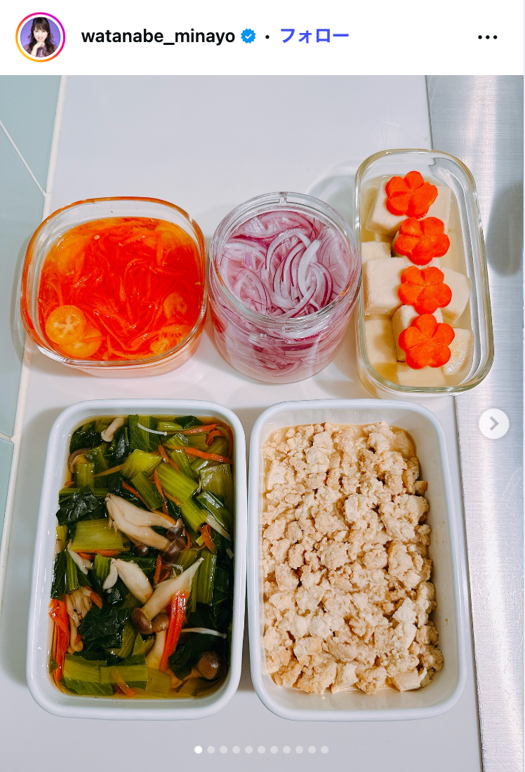 渡辺美奈代Instagramより