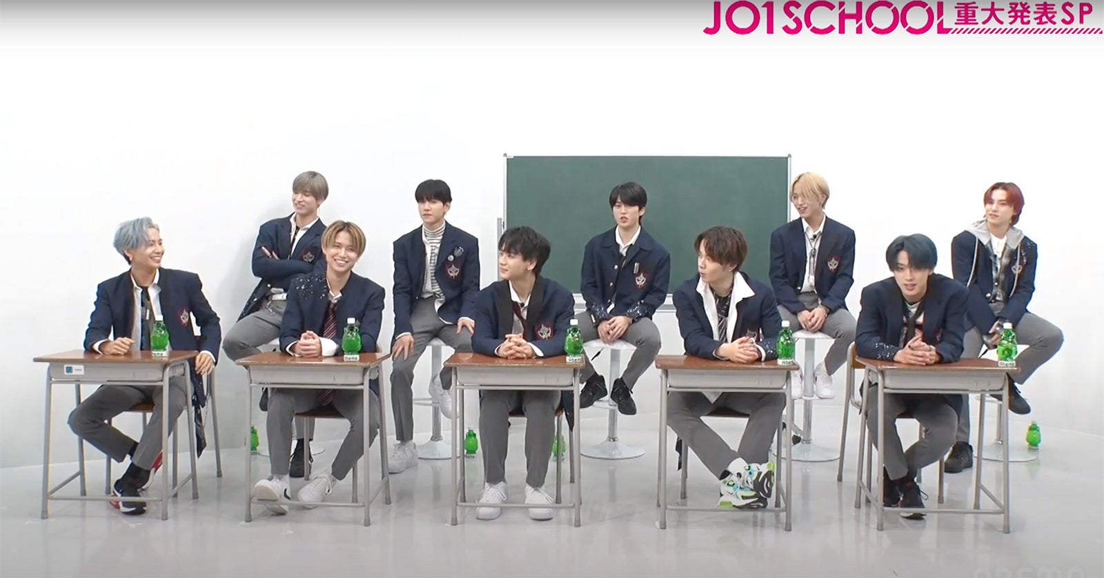 「JO1 祝！2ndシングル特番『JO1 SCHOOL』重大発表SP」（C）AbemaTV,Inc.