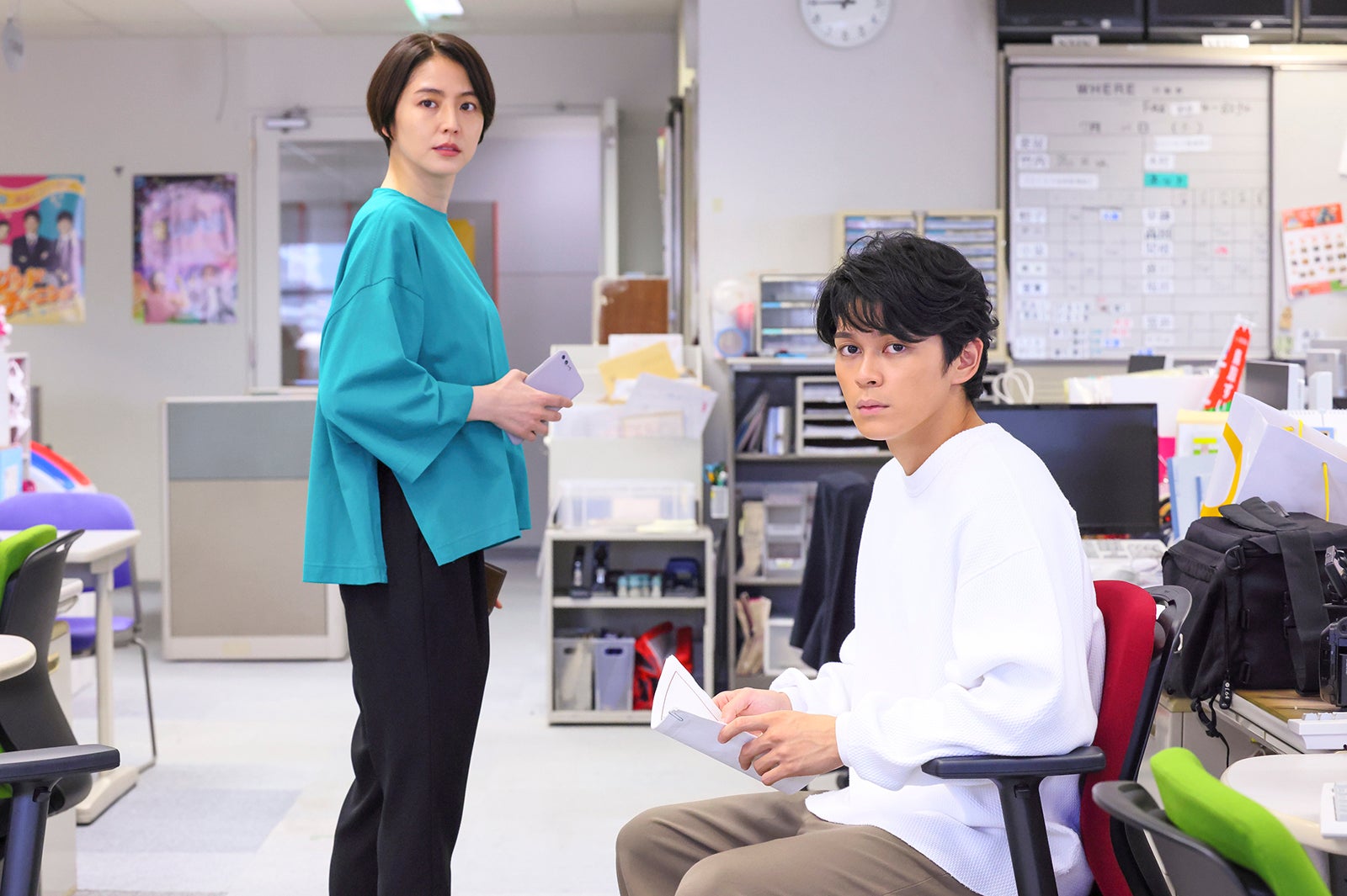 長澤まさみ、眞栄田郷敦／「エルピス―希望、あるいは災い―」第2話より（C）カンテレ