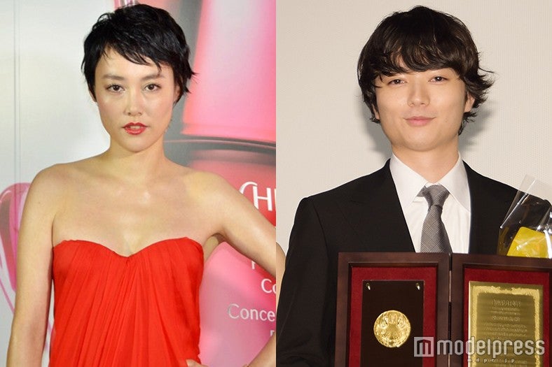 菊地凛子・染谷将太 （C）モデルプレス