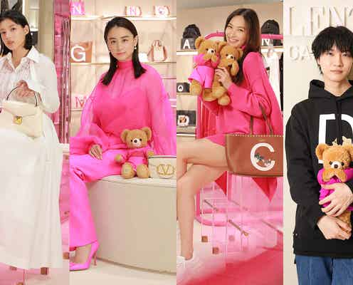山本美月・大政絢・石井杏奈・桜田通ら「ヴァレンティノ」ポップアップ登場