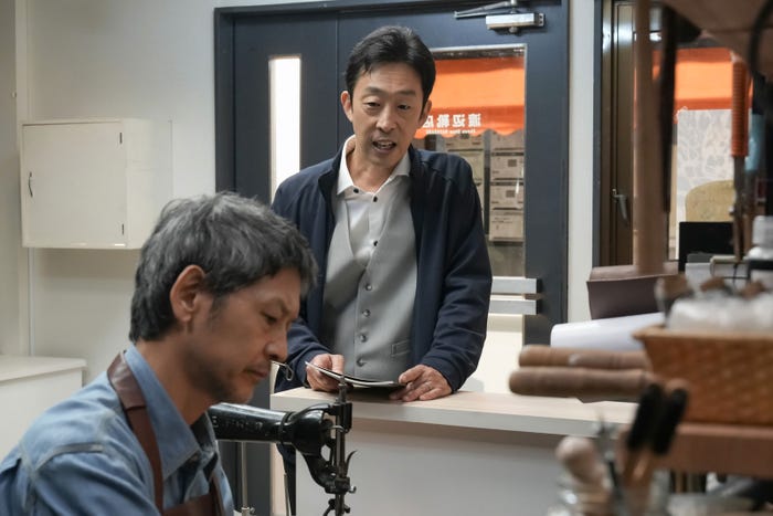 緒形直人、北村有起哉「おむすび」第77話(C)NHK