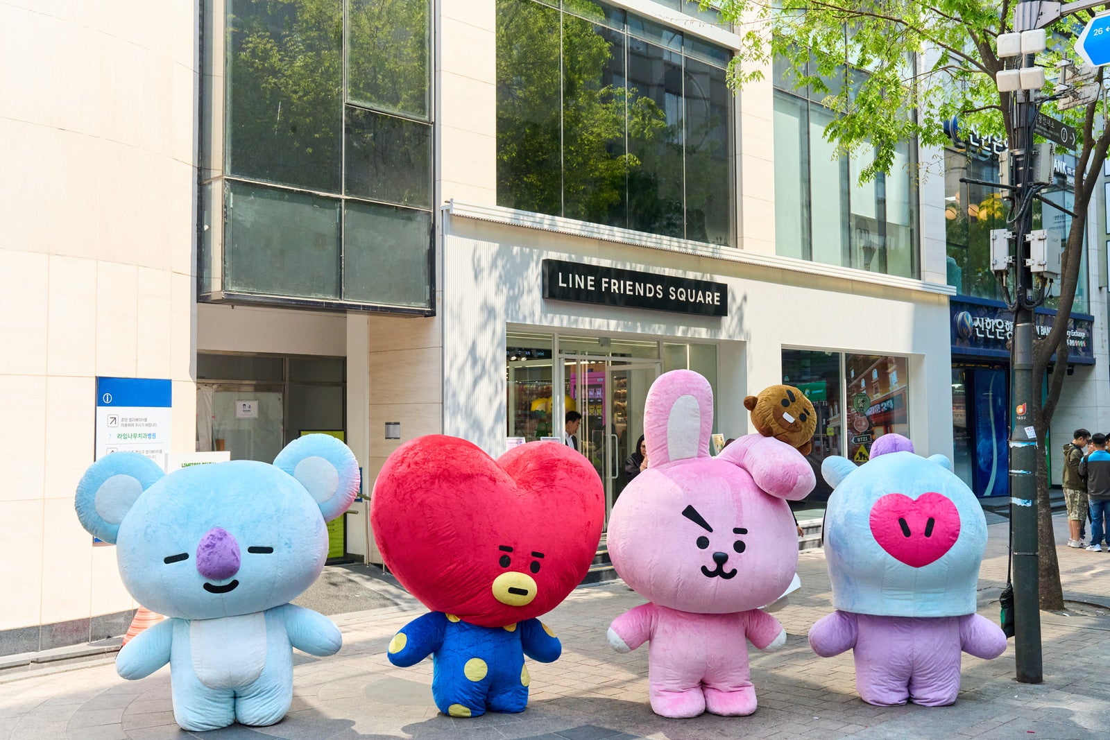 オープニングイベントではBT21の着ぐるみが日本初登場予定／提供画像