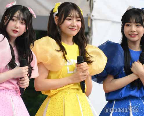 桜庭遥花・古澤里紗ら新アイドルグループ・CUTIE STREET「TIF」で初お披露目 可愛らしい自己紹介に会場沸く【TIF2024】