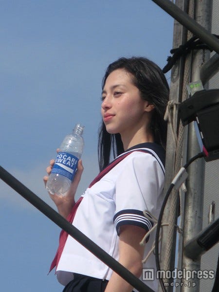 中条あやみ/ポカリスエット新CM「Jump」篇メイキングより