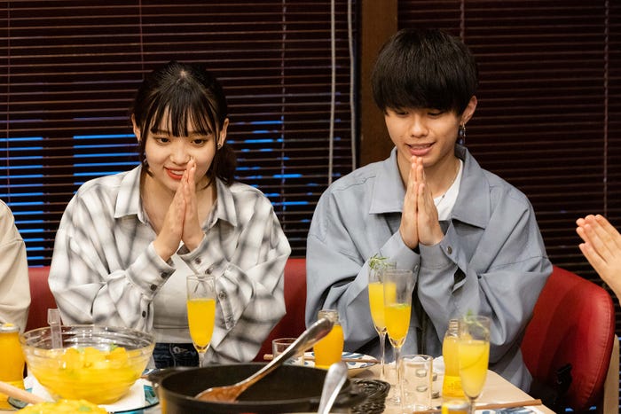 みゆ、まさと「今日、好きになりました。-向日葵編-」(C)AbemaTV, Inc.