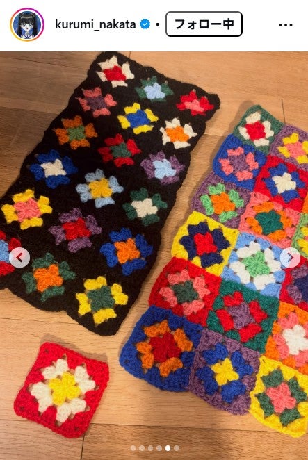 中田クルミInstagramより