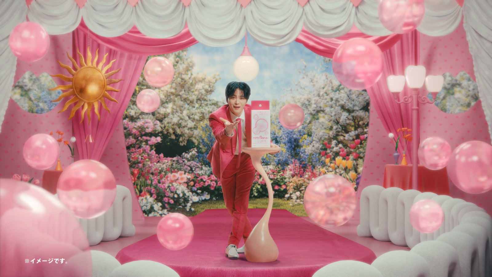 ジェジュン／新TVCM「ちゃっかりオーラル美容」篇より（提供写真）