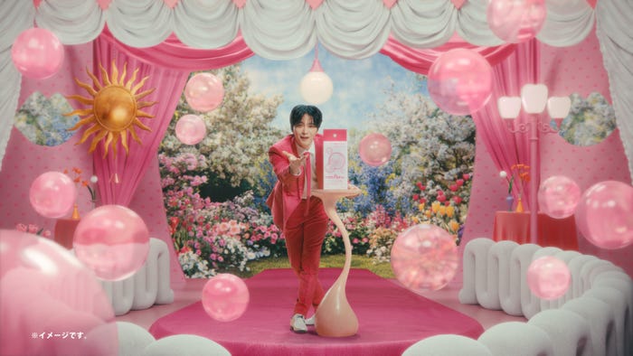 ジェジュン/新TVCM「ちゃっかりオーラル美容」篇より(提供写真)