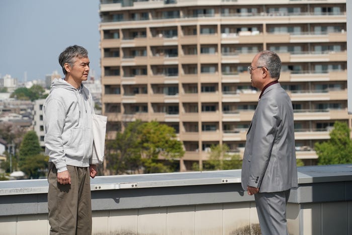 渡部篤郎、田中要次「イップス」第5話より(C)フジテレビ