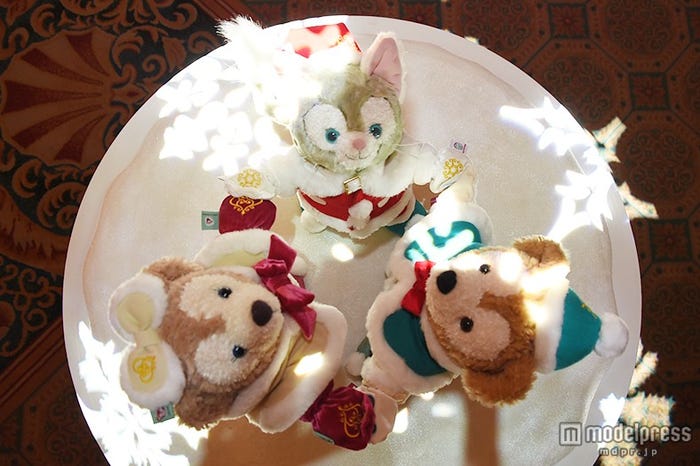 冬の写真を再現したジオラマ