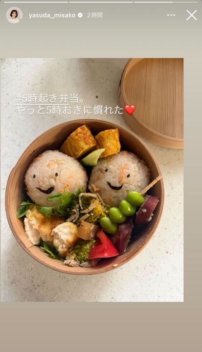 安田美沙子Instagramストーリーズより