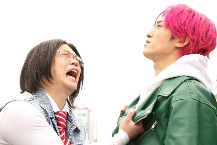 矢本悠馬、兼近大樹(C)2023「Gメン」製作委員会(C)小沢としお(秋田書店)2015