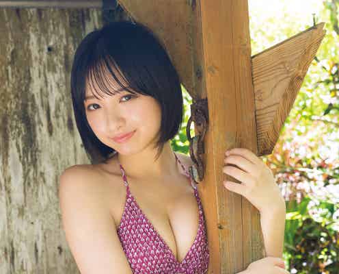 「ミスマガジン2023」読者特別賞・一ノ瀬瑠菜、色白ふっくらバストに釘付け