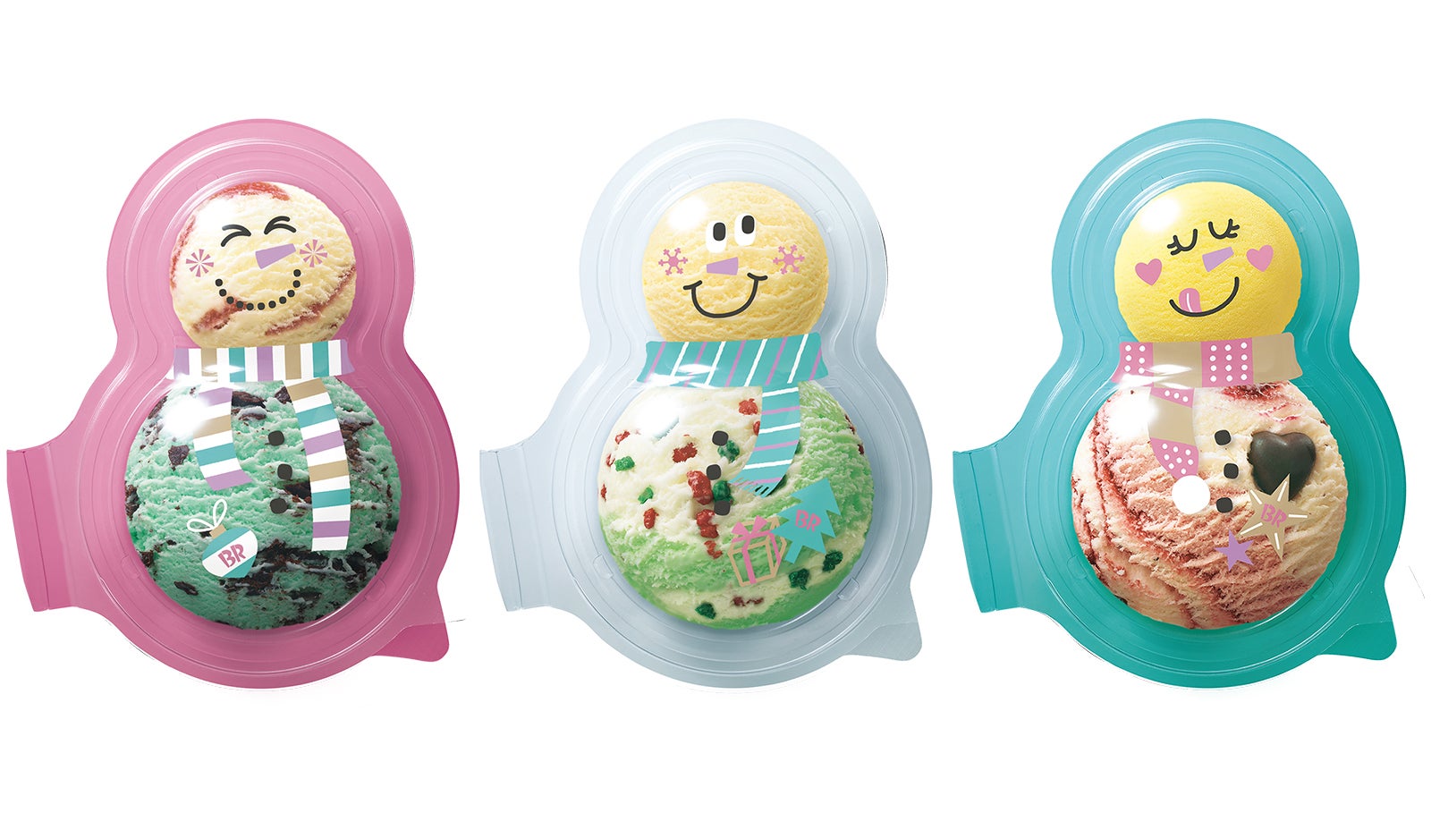 サーティワン“雪だるま”メニュー続々、初の雪だるまパックや可愛いブラウニーサンデー