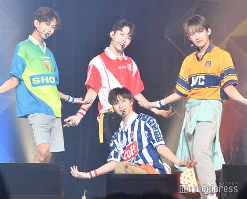 「BOYS PLANET」出身TOZ、涙で語ったデビューへの想い 4人の絆と気遣い際立つデビューステージにファン感極まる<ライブレポ・セットリスト>