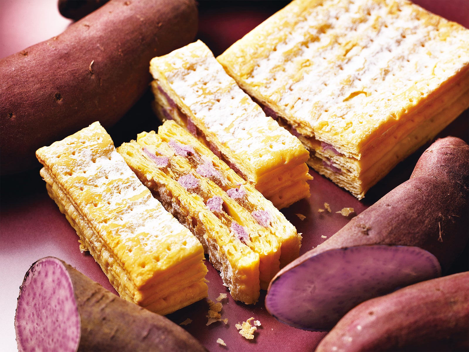 チーズミルフィーユ‐紅芋￥1300（税抜）／画像提供：PABLO