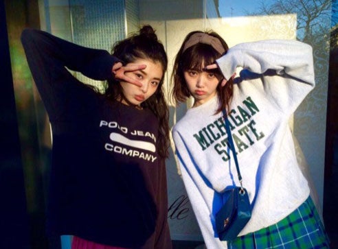 古畑星夏、江野沢愛美／江野沢愛美オフィシャルブログ（Ameba）より